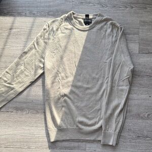 Club Monaco Light Tan 100% Wool Crewneck Sweater Men’s L